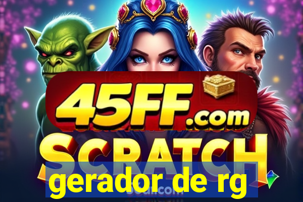 gerador de rg